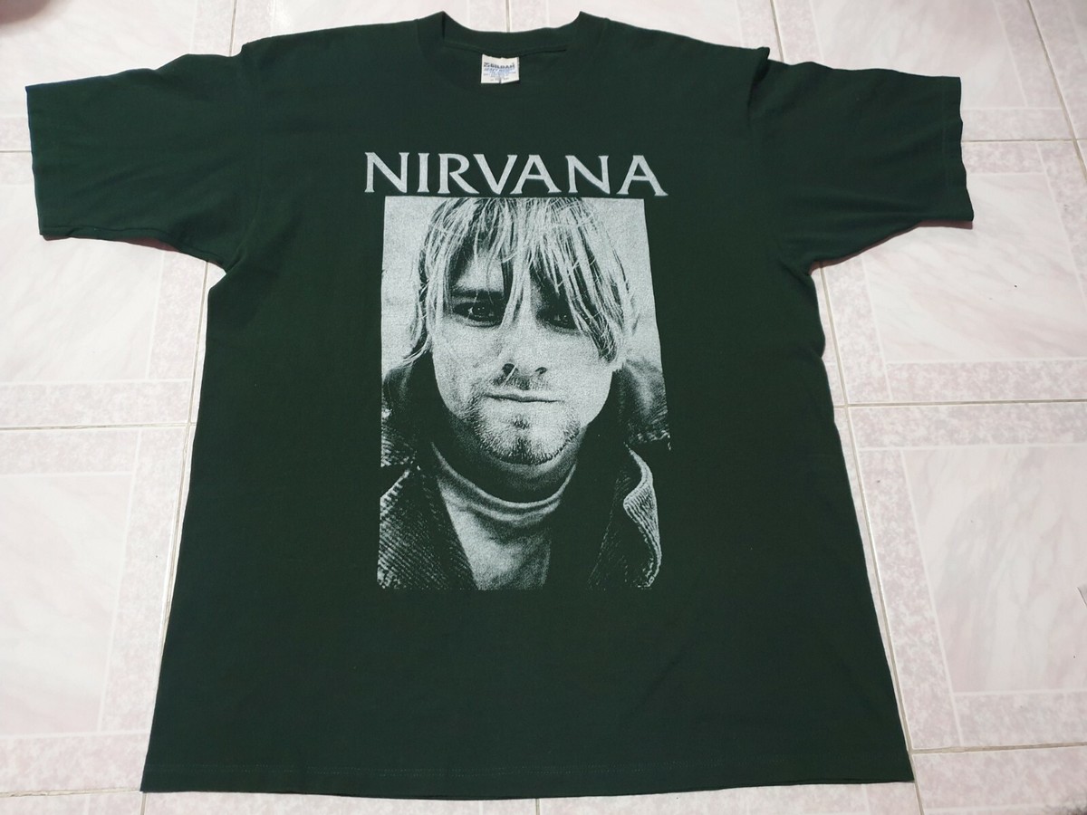 Vintage 90s Kurt Cobain Nirvana T Shirt Soundgarden Alice in
