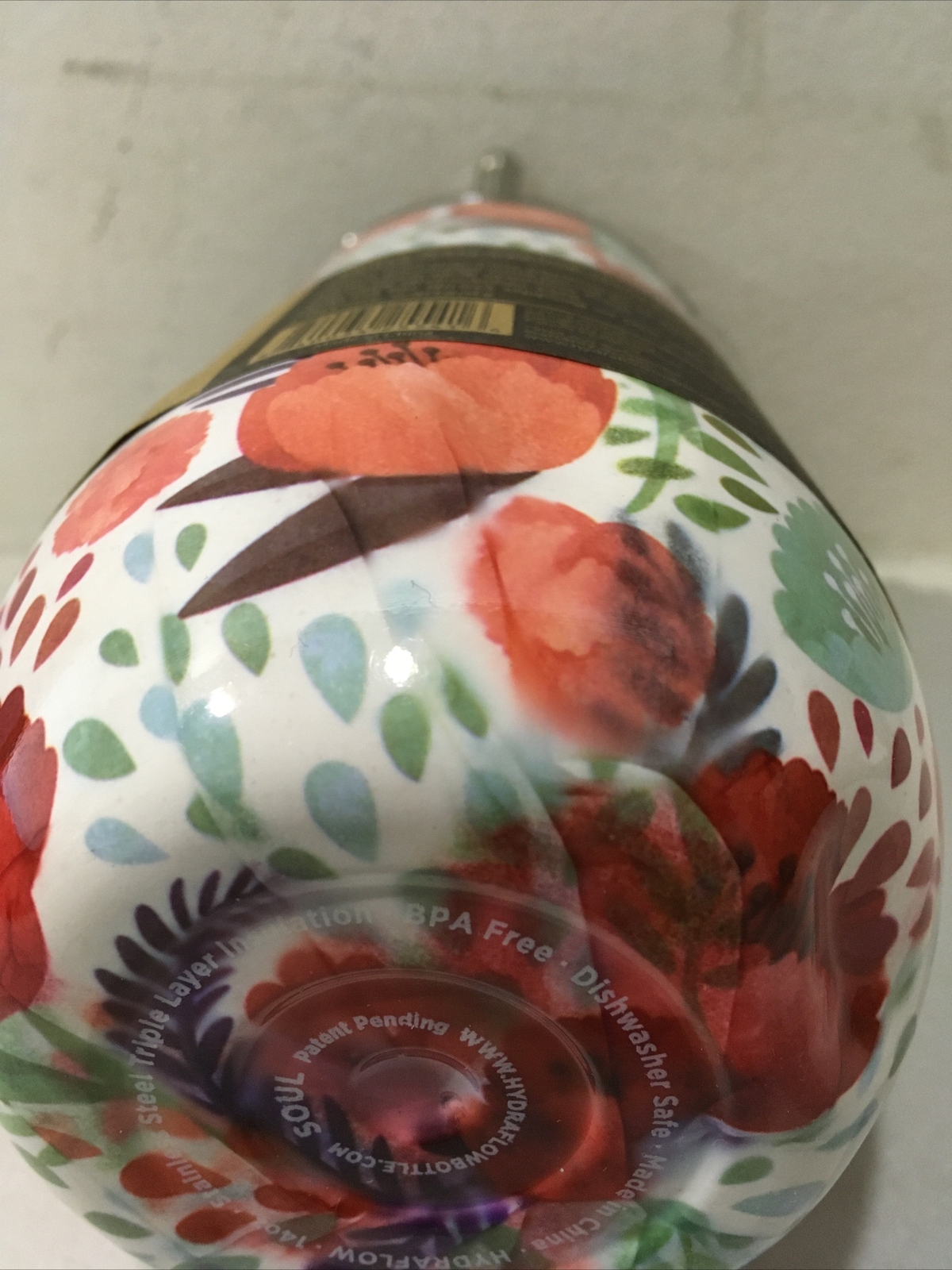 Hydraflow Soul 14oz Wine Tumbler with Straw Triple Wall Vacuum