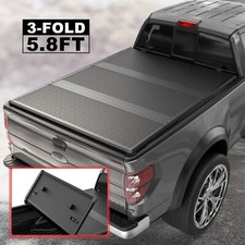 Tonneau Truck Bed Cover For 2004-2007 Chevrolet Silverado Gmc Sierra 5.8ft Bed