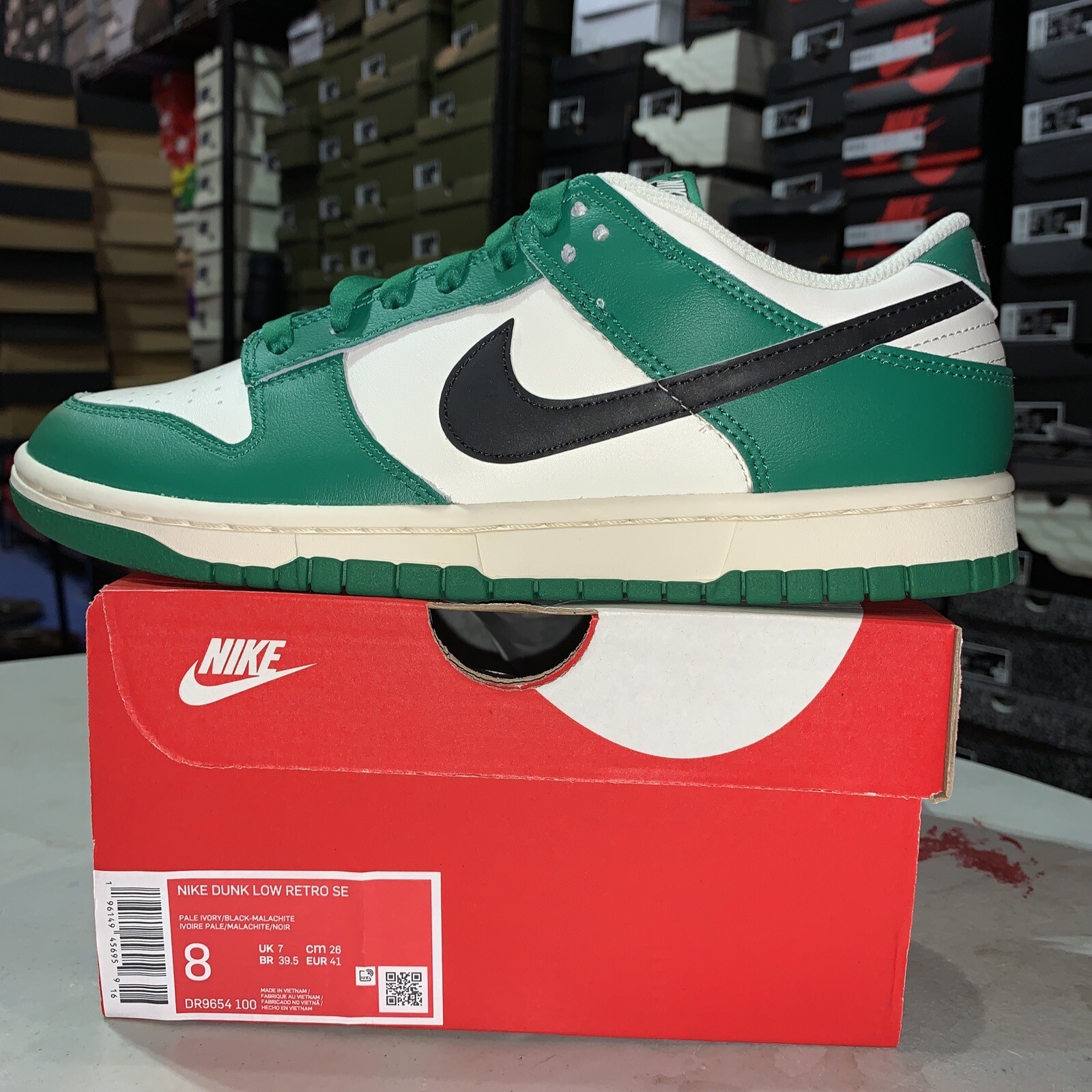 Lotto Nike Dunk Low SE "Lottery Pack Malachite" nuove DS DR9654100