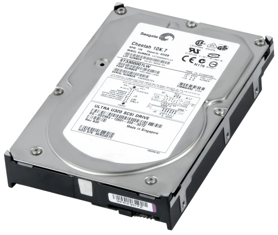 Hard Drive Dell 0DC963 DC963 ST3300007LW 300GB 10000U/Min 8MB SCSI 68-pin 3.5'' - Image 2 of 3