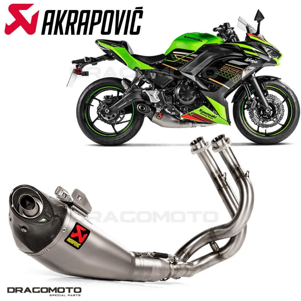 KAWASAKI Z 650 NINJA 2017 2020 Full exhaust AKRAPOVIC S K6R12