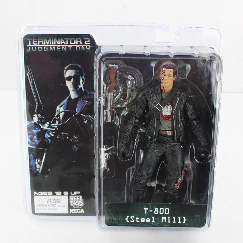 NECA The Terminator T-800 T-1000 Endoskeleton 18cm PVC