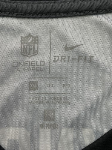 Marshawn Lynch #24 Oakland Raiders NFL On Field NIKE Black Home Jersey Men's XXL - Picture 12 of 14