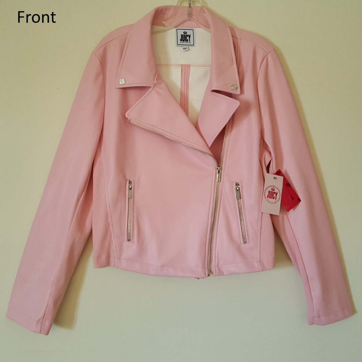 pink leather jacket USA 製 Zayn Men's Real Leather Pink Biker Jacket Motorcycle Rider