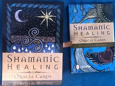 SHAMANIC HEALING ORACLE CARDS DECK SCHIFFER PUBLISHING WILSON MOTUZAS NEW