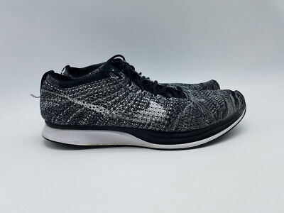 Nike Flyknit Racer Men's Size 11 Running Shoes Black White Oreo | eBay UK