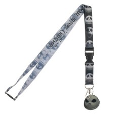 Nightmare Before Christmas Lanyard with ID Holder  Charm New