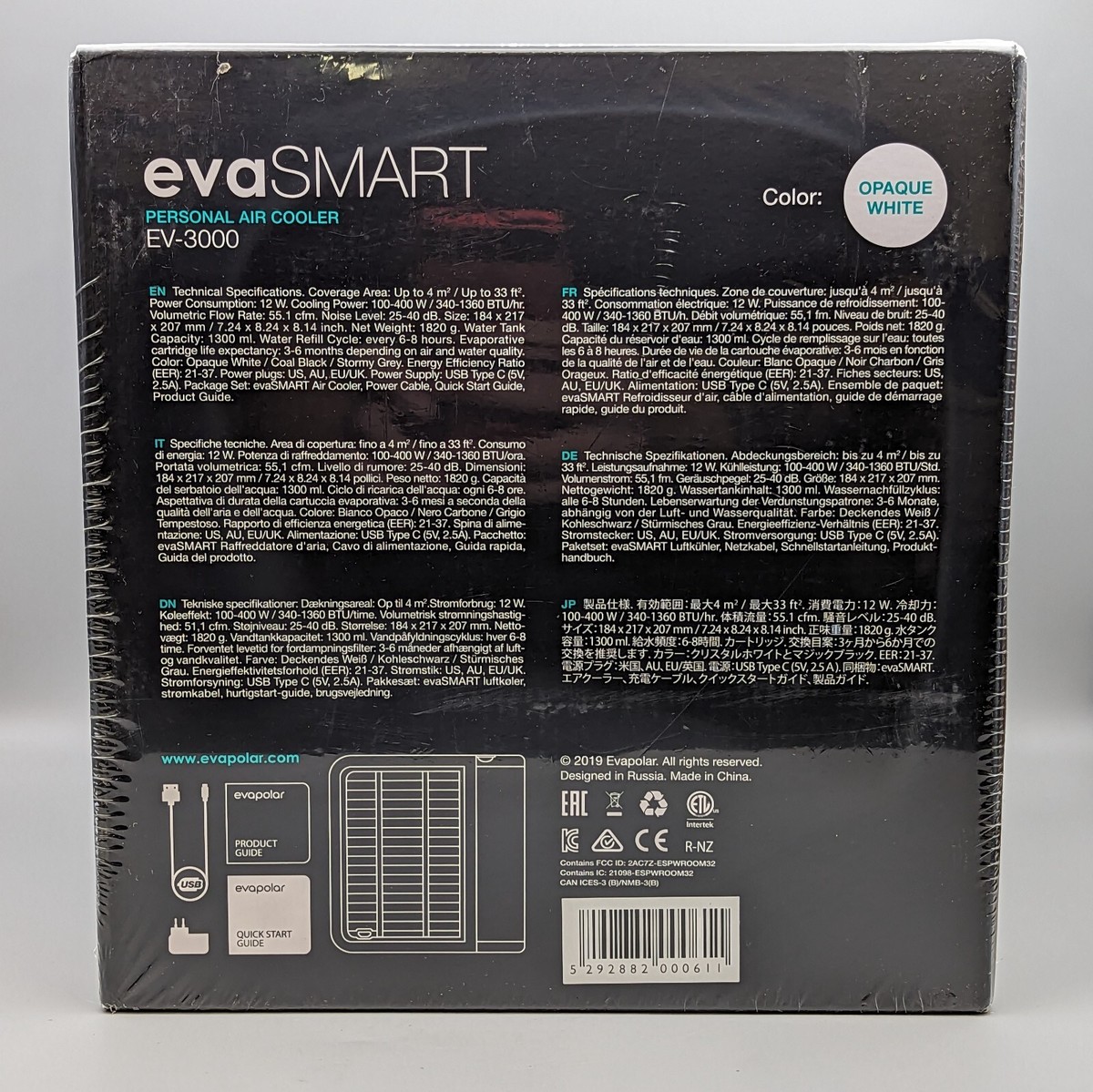 Evapolar EvaSMART Umidificatore E Raffrescatore Personale - Per Aree Fino A 3m² | Tecnologia Evaporazione - Foto 12