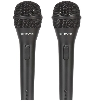 #ad Peavey PVi 2 2 Pack High Quality Dynamic Cardioid Wired Microphones $69.99