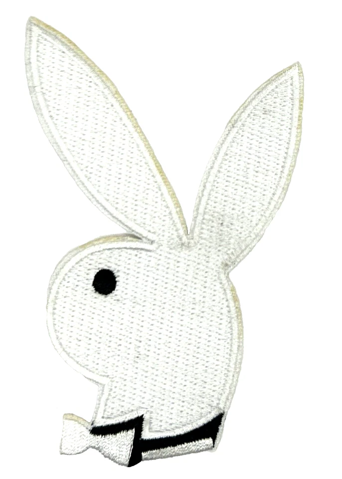 Playboy Bunny Embroidered Iron on Patch Applique
