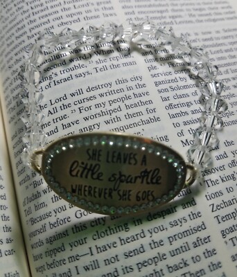 Crystal  she Leaves A Sparkle Wherever She Goes  Bracelet