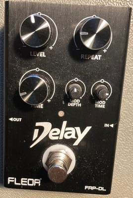 FLEOR Analog-Delay-Pedal mit Chorusartiger Modulation, Gitarre & Bass