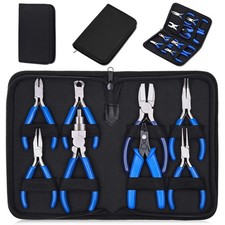 Jewelry Making Pliers Tools, 8pcs Micro Jewelry Pliers Set for Jewelry Making...