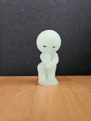 スミスキーシリーズ3 シークレット考える人 Smiski Series 3 Secret Thinker Glow in the Dark Figure Japan Rare