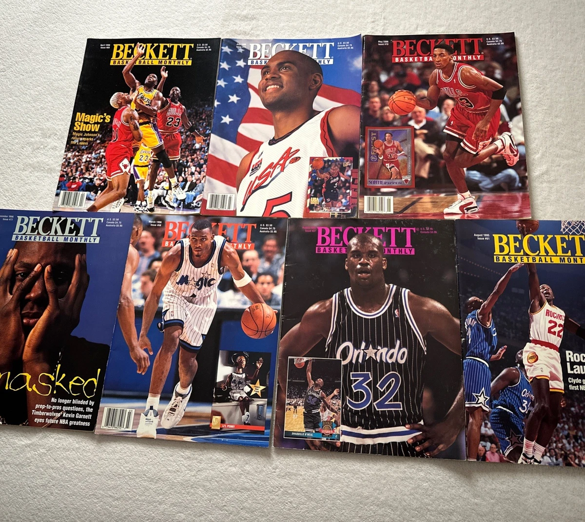 1996 Publication Year Sports Trading Card Price Guides