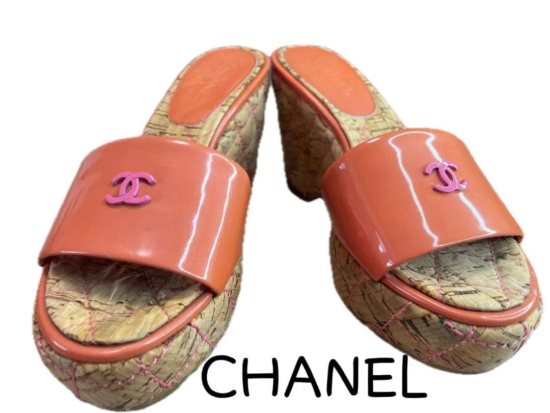 CHANEL Orange Sandals for Women for sale | eBay