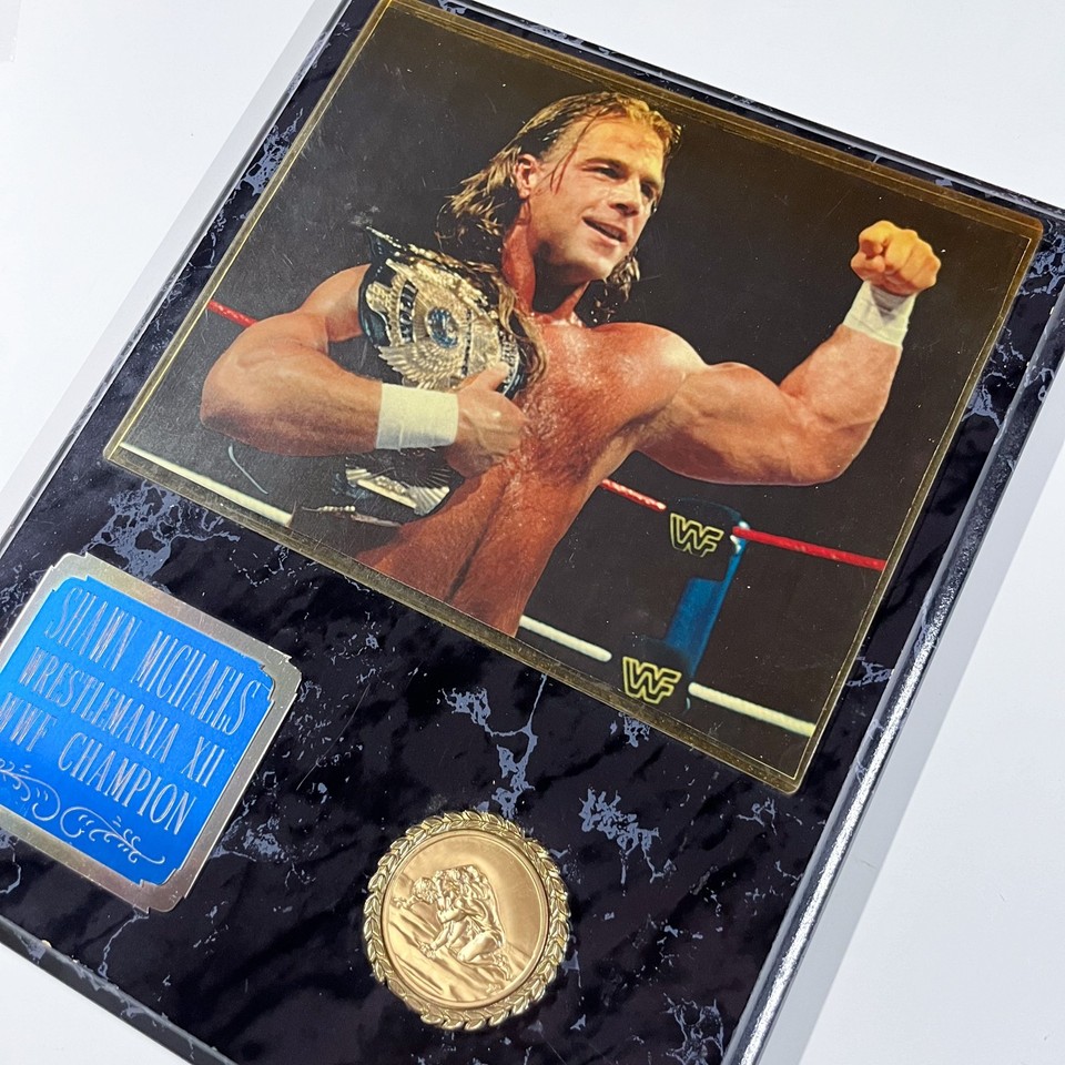 Shawn Michaels WWF Champion Plaque WrestleMania Vintage HBK WWE D ...