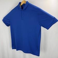 Nike Golf Tour Performance Polo Shirt Mens XL Blue Dri-Fit Stretch Short Sleeve