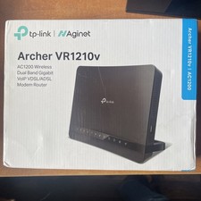 TP-Link Archer VR1210v AC1200 Dual Band Wireless VDSL/ADSL Modem Router Gigabit