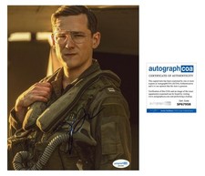 Lewis Pullman "Top Gun: Maverick" AUTOGRAPH Signed 'Bob' 8x10 Photo B ACOA