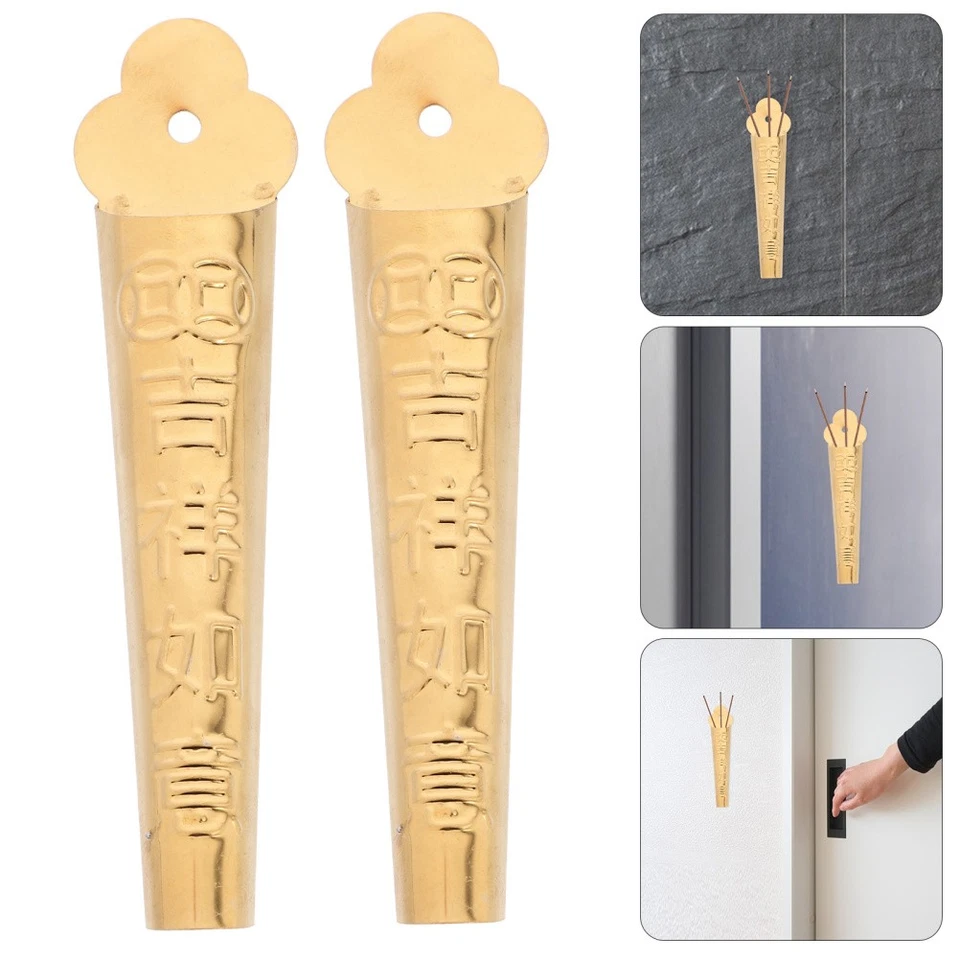  2 pezzi porta incenso in acciaio inossidabile bruciatore di incenso appeso in - Immagine 2 di 4