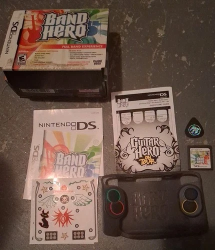 Nintendo DS Band Hero Full Band Experience DS Game with Game No Guitar Grip