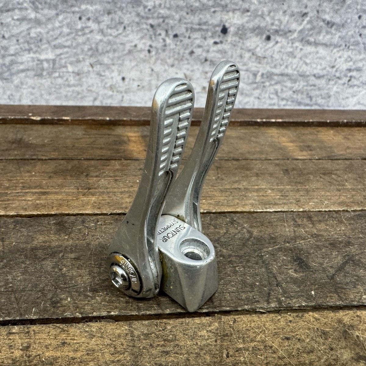 Vintage SunTour Symmetric Downtube Top Mount Friction Shifter Road