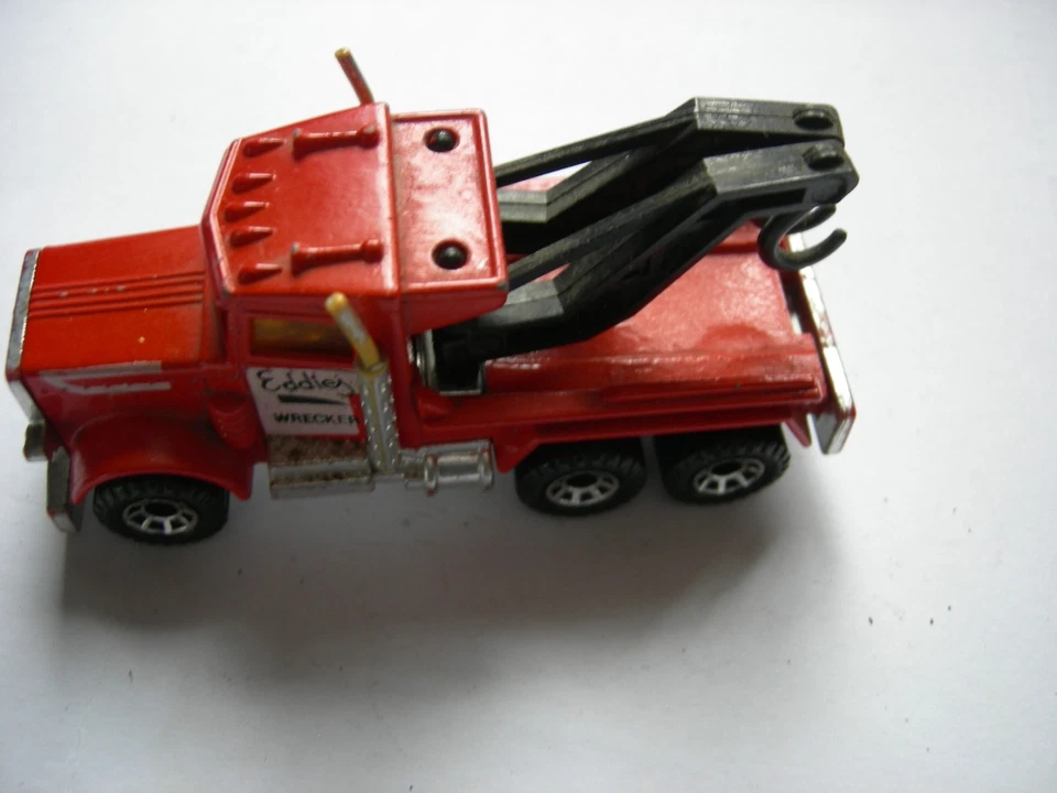 Matchbox Lesney England Peterbilt Abschleppwagen Eddies Wrecker 1981  unbespielt - Bild 2 von 4