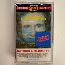 Marty Robbins All-Time Greatest Hits Cassette 1972 Columbia 2 ON 1