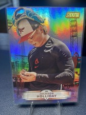 TRUE 1/1 2025 Topps Stadium Club Jackson Holliday #73 Gold Rainbow Foilboard