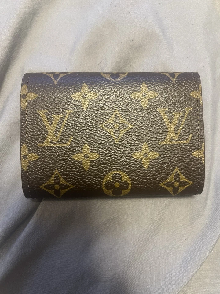 Cartera de lujo con estampado de diseño marrón y cuadros para mujer Foto 2 de 4