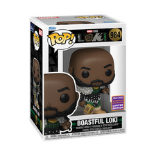 Funko POP! Figura de vinilo exclusiva de Marvel Boastful Loki #984 Wonderous Convention
