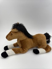Vintage Aurora Large Horse Pony Plush Stuffed Animal 30"