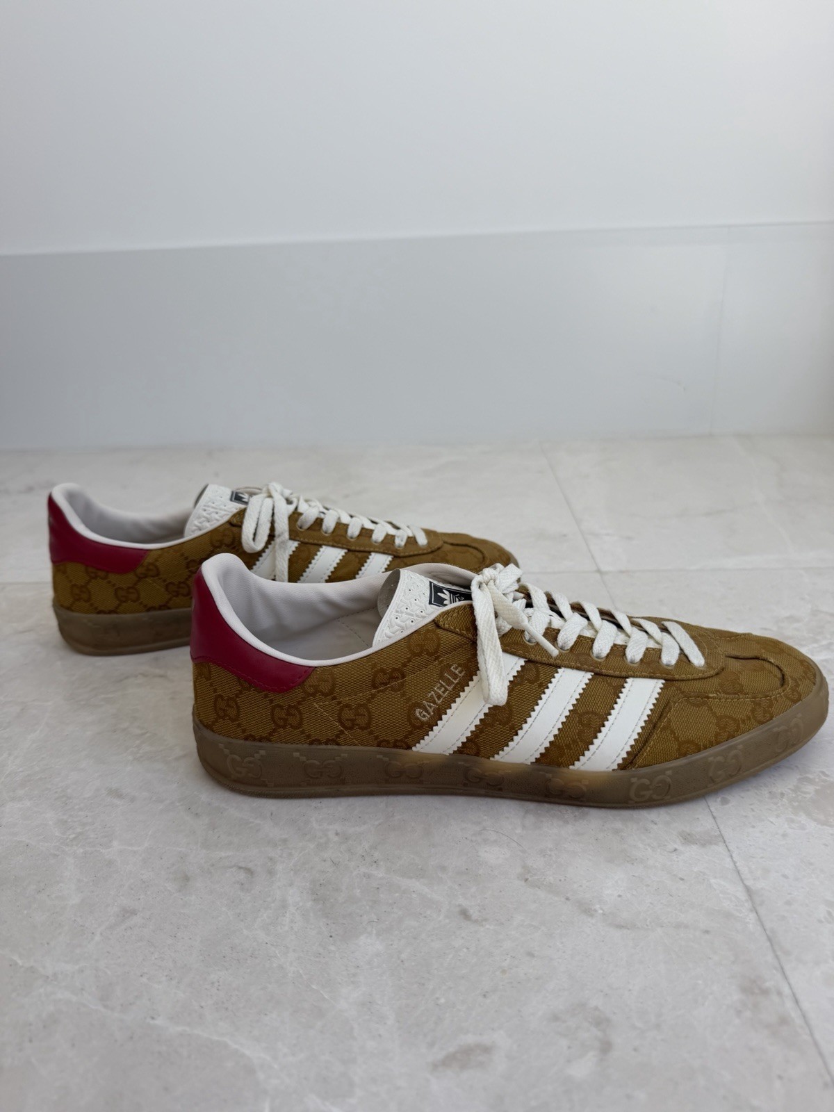 Authentic Gucci x Adidas GG Canvas Men’s Sneakers Shoes