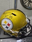 Pittsburgh Steelers Tj Watt Signed Full Size Rep Helmet