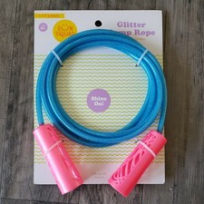 Sun Squad- Ice Glitter Jump Rope, 7 foot Long