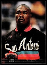 Larry Smith, 1992-93 Stadium Club, #385, San Antonio Spurs,