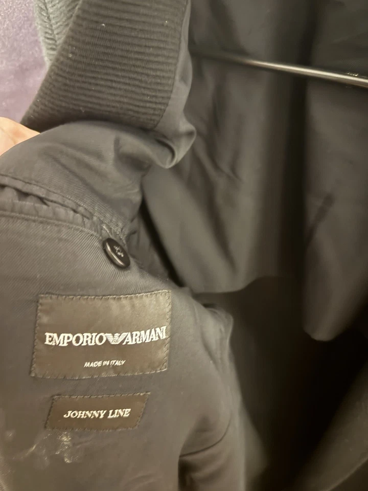 Chaqueta Blazer Emporio Armani Johnny Line Talla Grande Hecha en Italia Foto 2 de 3