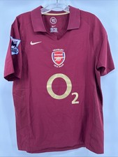 Nike Arsenal Henry #14 Jersey 2005/2006 Highbury Home Premier League Size Small