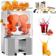 Commercial Fruit Juicer Automatic Orange Juice Squeezer Electric Machine Tap