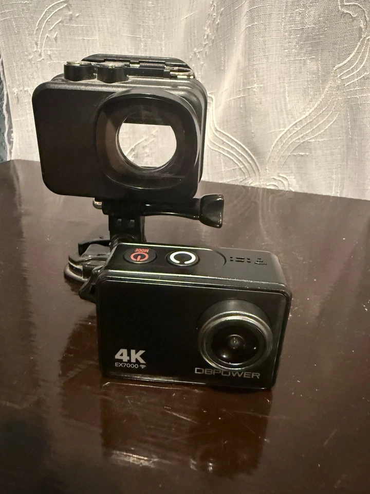DBPOWER EX7000 Sports Action Camera 4K, 14MP Touchscreen Waterproof Camera  - Image 2 of 2