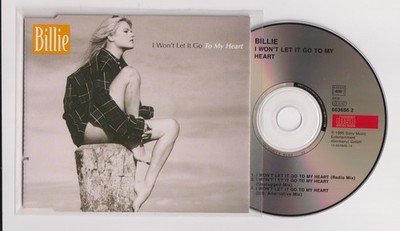 Billie   I Won't Let It Go To My Heart - 3 Track Maxi CD 1996 - PE-Sleeve