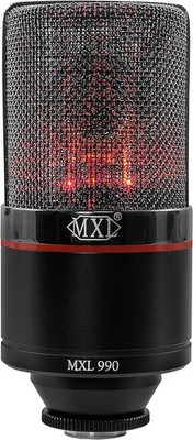 MXL 990 Condenser Microphone for Podcasting, Singing, Home Studio Recording,...