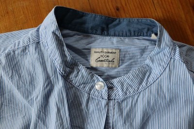 gestreifte Bluse von Essentials by Tchibo in Gr. 42 __ kurzärmelig