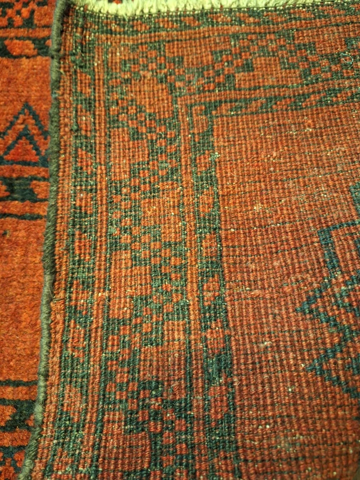 hand knotted wool rug - Image 2 of 2