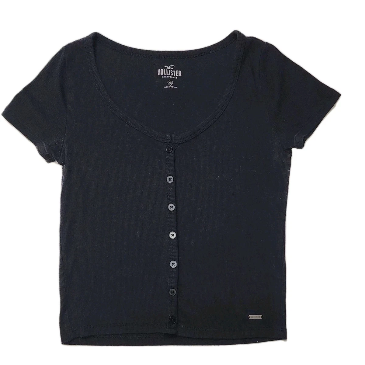 Solid Regular Size XS Hollister Tops for Women for sale | eBay