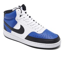 Nike Men’s Court Vision Mid Next Nature Casual Sneakers Size 10.5 Game Royal/blk