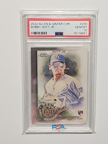 2022 Topps Allen & Ginter Chrome - Bobby Witt Jr. #250 (RC)
