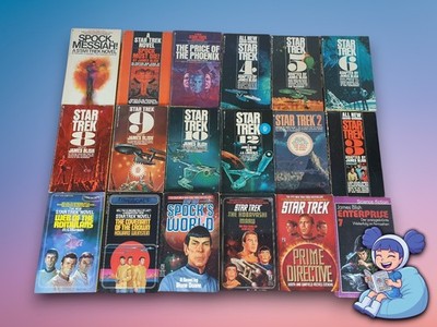  18x STAR TREK Taschenbücher aus den 70er & 80er Jahren (fast alle in Englisch) 